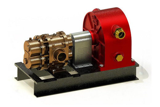 Pelton driven foam pump