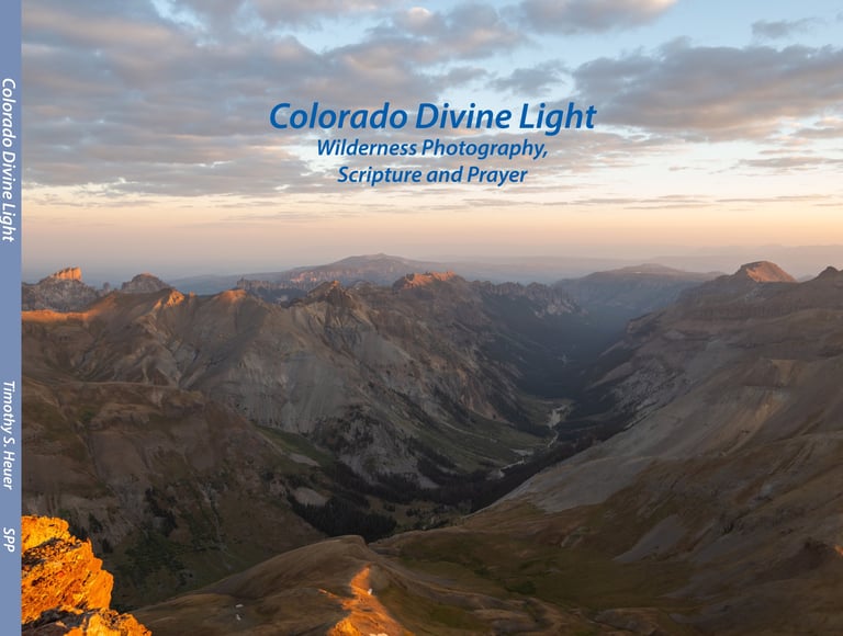 Colorado Divine Light Photo Book Front Cover