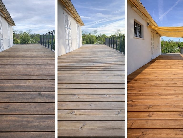 Gascogne Nettoyage - Nettoyage terrasse en bois Artigues près Bordeaux