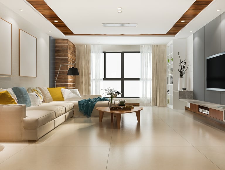 salón minimalista