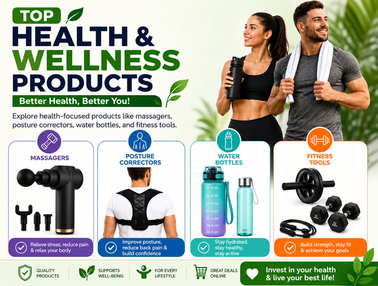 Top Health & Wellness Products for Better Living