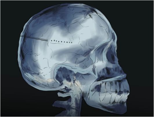 a skullet with a skullet and a needled head