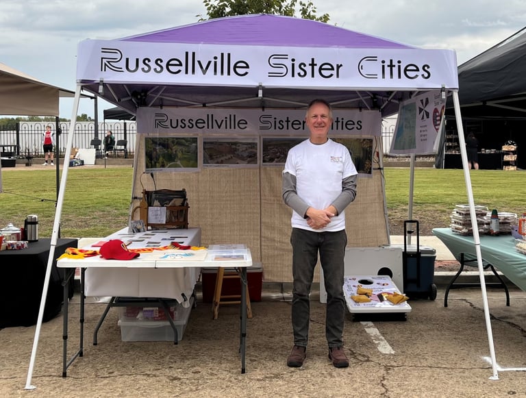 Russellville Sister Cities at the Russellville 2025 Fall Fest