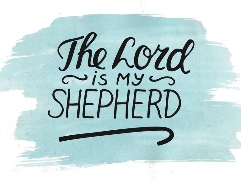 Psalm 23 Jesus is the good shepherd