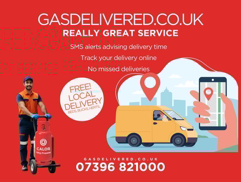 Really great Calor Gas delivery service from GasDelivered