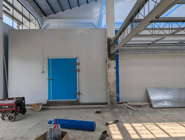 Proyek Cold Storage Freezer by CV MUDACOOL INDONESIA