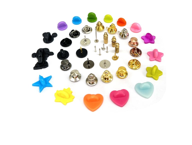 all types pf pin backings