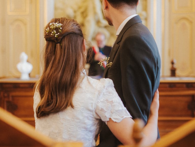 Photo de Mariage à la mairie du 10e arrondissement de Paris