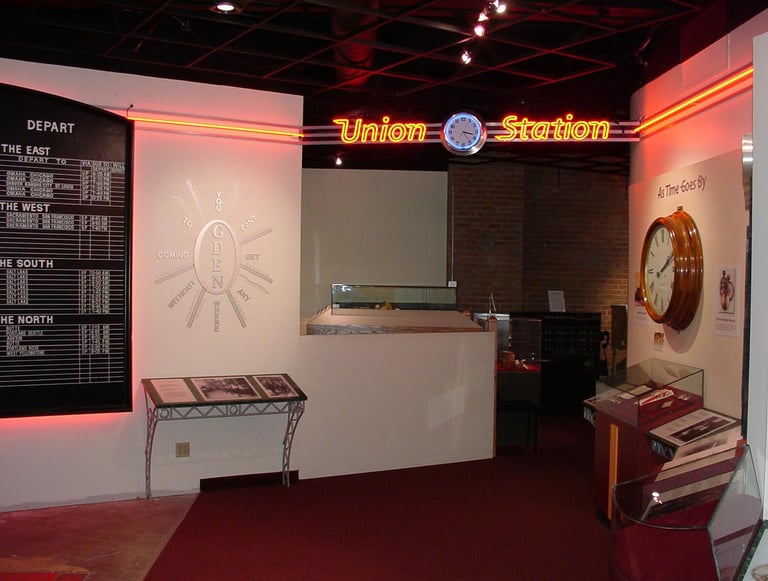 Ogden Union Station—"Time" Exhibit