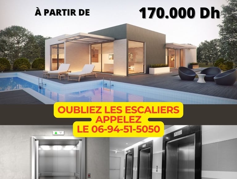 Ascenseur Maroc Villa 