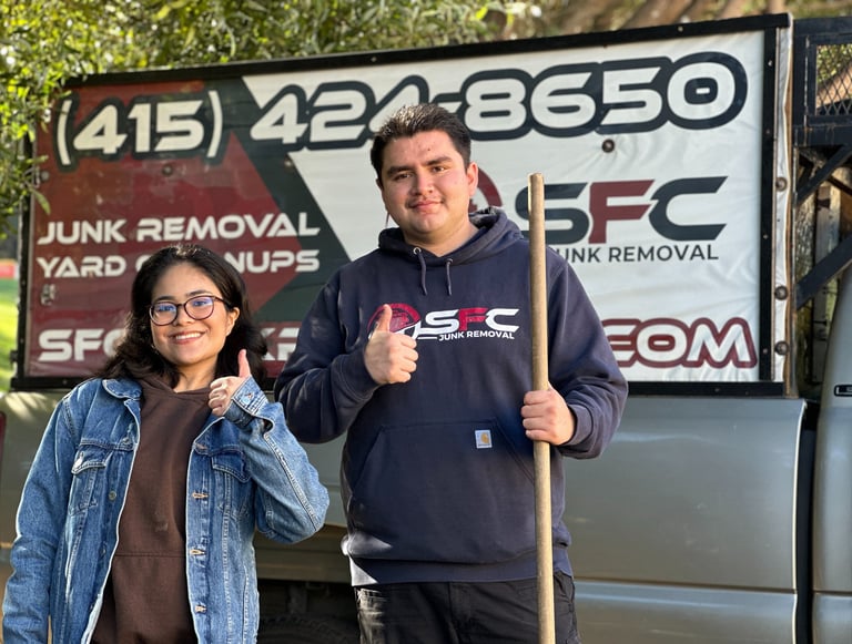 SFC Junk Removal: Bulk commercial debris hauling in 94158 & 94080.