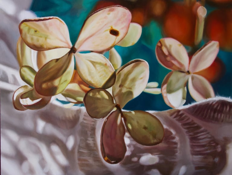 Óleo sobre tabla. Obra plástica de Maite Backman