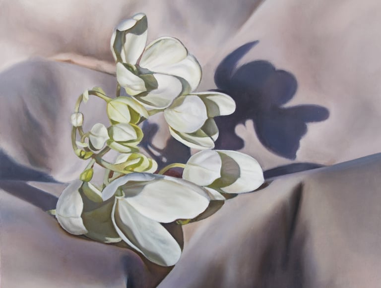 Óleo sobre tabla. Obra de Maite Backman