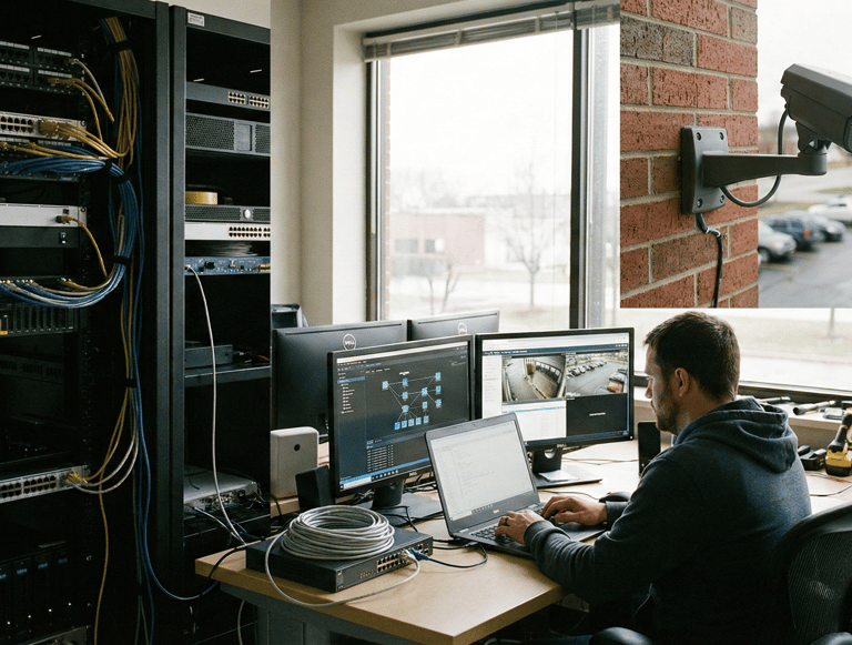 Sieci komputerowe LAN/WLAN/Wifi, Monitoring CCTV IP, usługi informatyczne