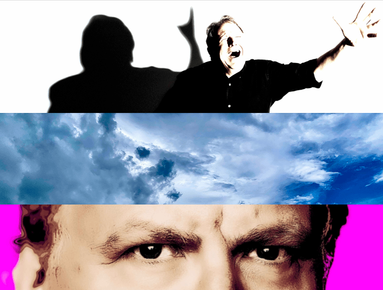 a man with a beard and a black shirt