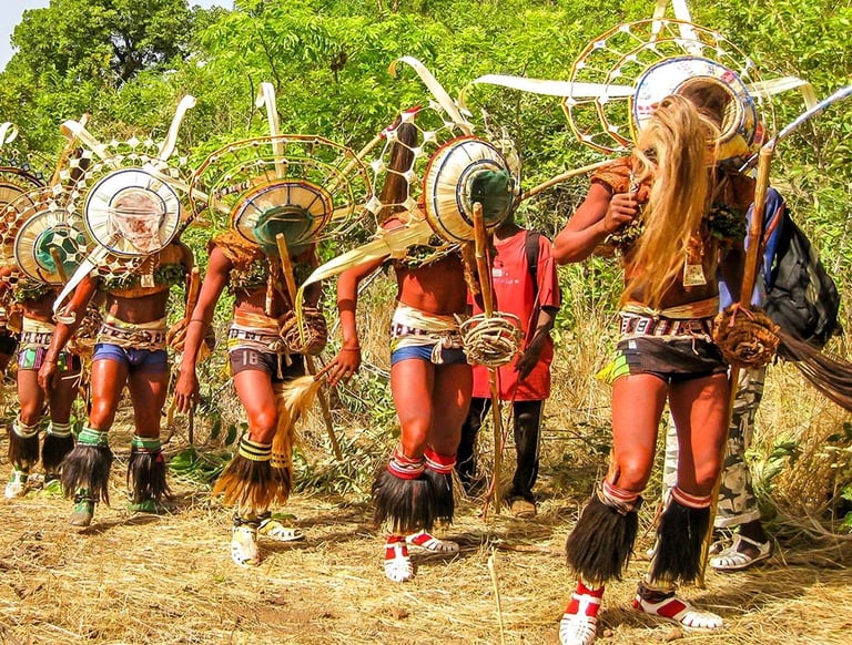The young Senegalese in Festival In Senegal