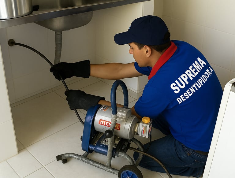 desentupimento de suprema desentupidora