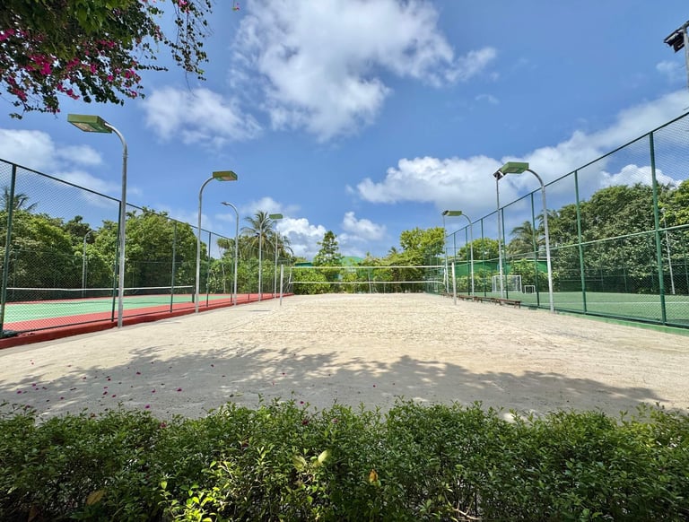 Ayada Maldives sports courts