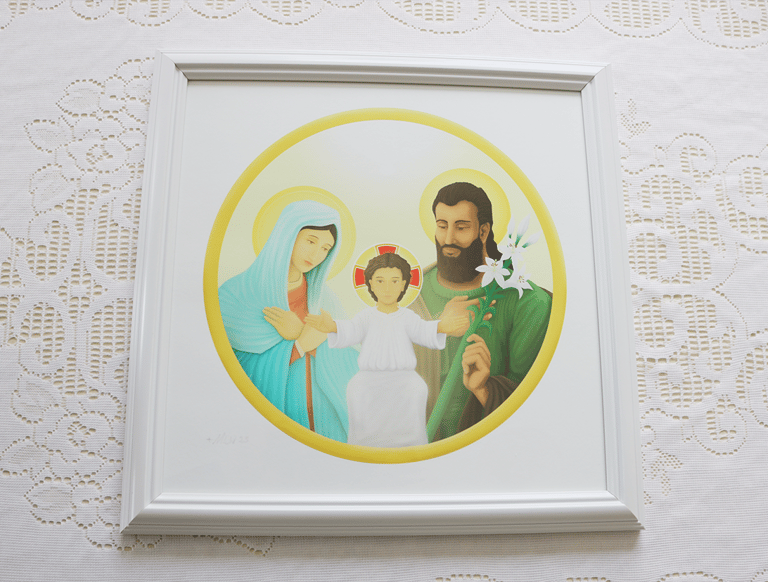 Holy Family Art Print