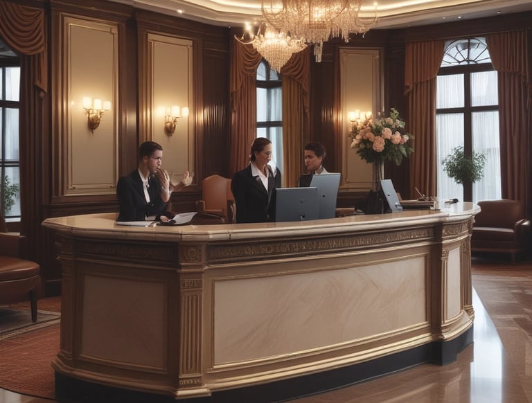 A panoramic view of a safety equipment warehouse filled with products.