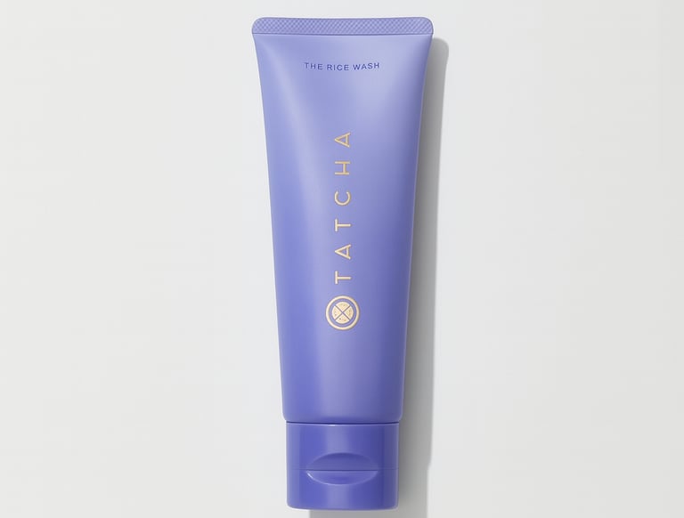 Tatcha The Rice Wash luxury cream cleanser for radiant skin