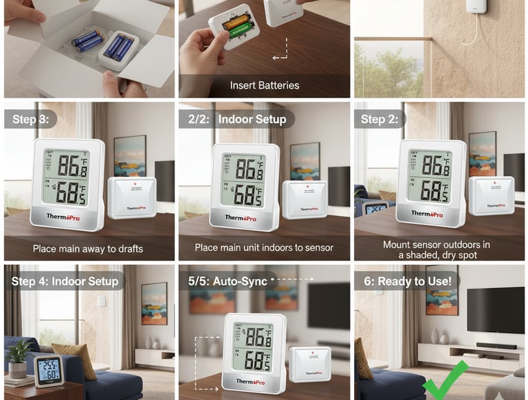 Thermo Hygro Meter tp200b