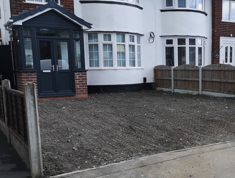 Garden levelling service carried out in Halesowen