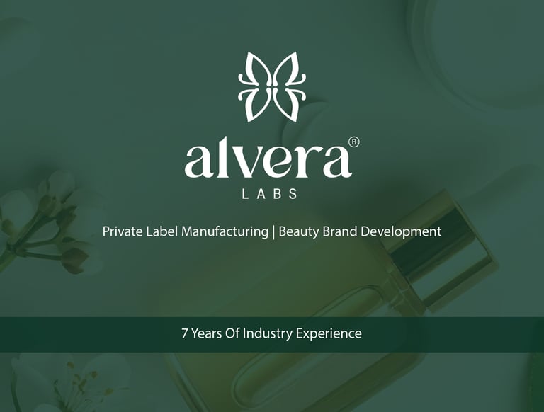 alveralabs experienced cosmetics manufacturer 