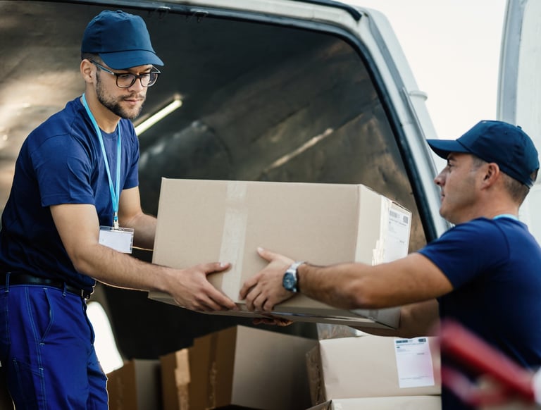 Movers and Packers team loading items