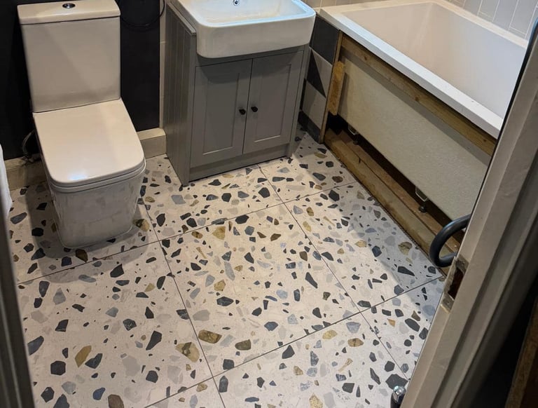 Toilet replacement project completed for a home in Pershore