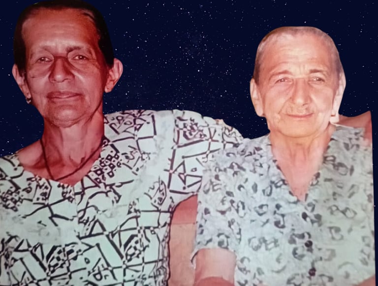 La abuela Concha Buelvas (Maconcha) junto a su amiga Marquesa