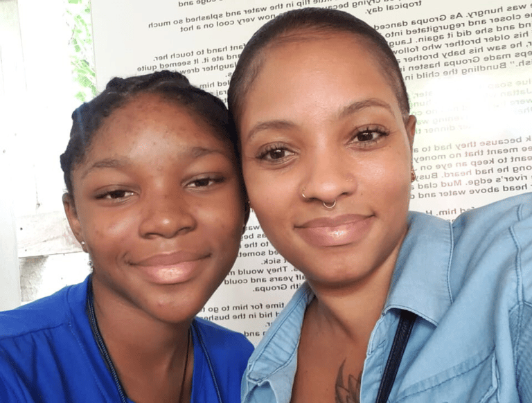 My daughter and I