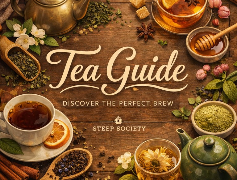 Tea Guide: Discover the perfect brew. Steep Society