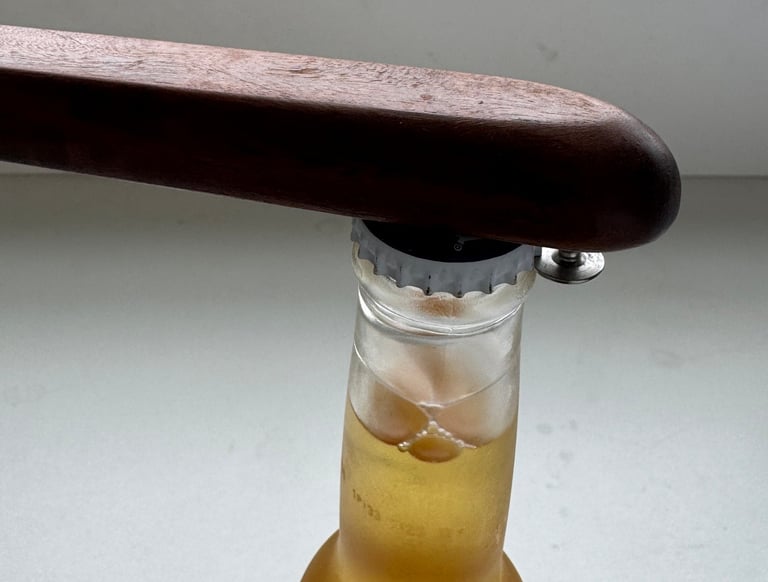 abridor de garrafas manual com parafuso em aço inox