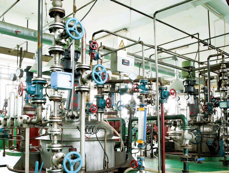 A modern fermentation plant