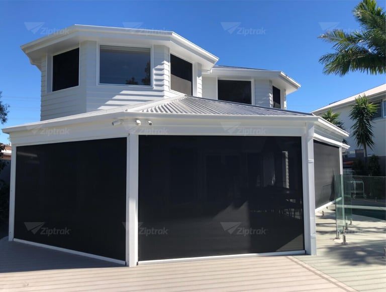 ZipTrak Outdoor Blinds - CCS Blinds & Shutters
