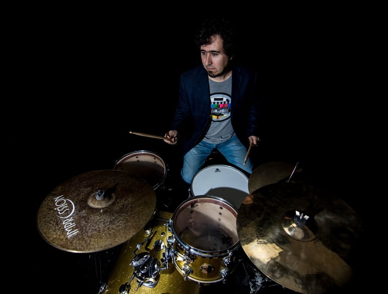 Sesión de grabacion de baterias online