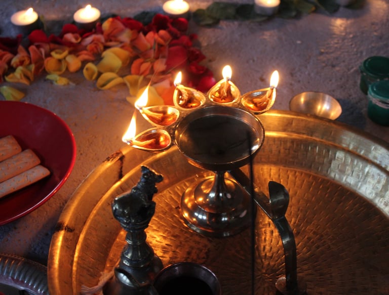 puja items used in rituals