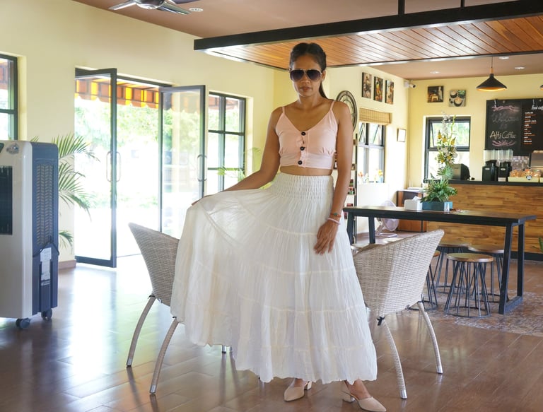 Maxi Cotton Skirt
