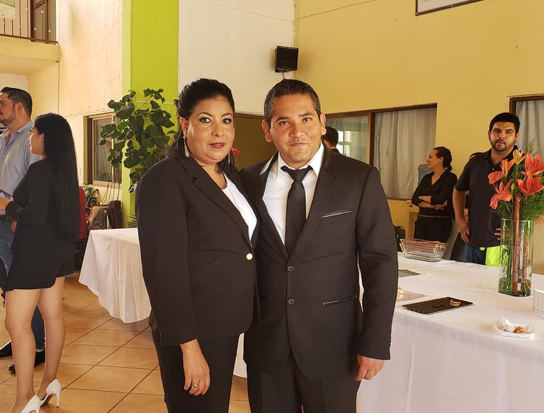 Joan Méndez y Lupita Villegas