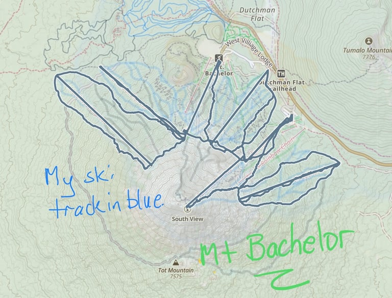 Mt Bachelor Ski Day
