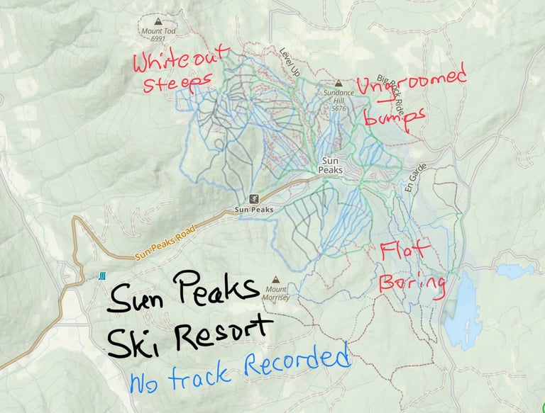 Sun Peaks Ski Area