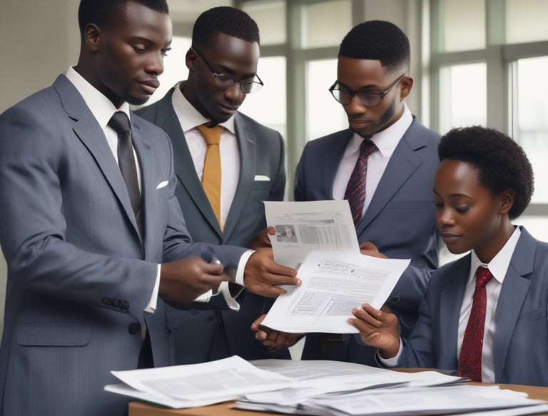 A professional pharmaceutical sales representative discussing with a doctor in a clinic.