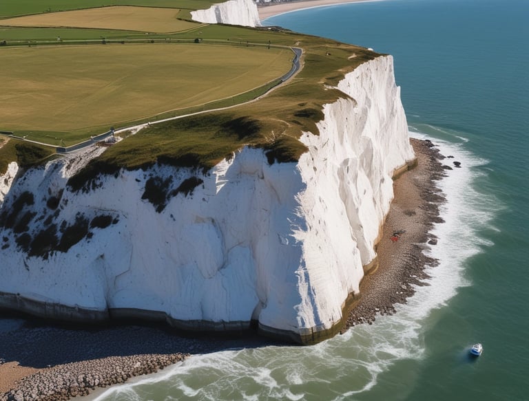 A panoramic view of a busy international port with ships docked and cranes in operation.
