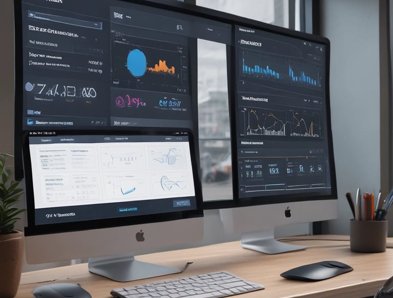 A sleek dark navy landing page with teal accents showing Zaptask automation dashboard.