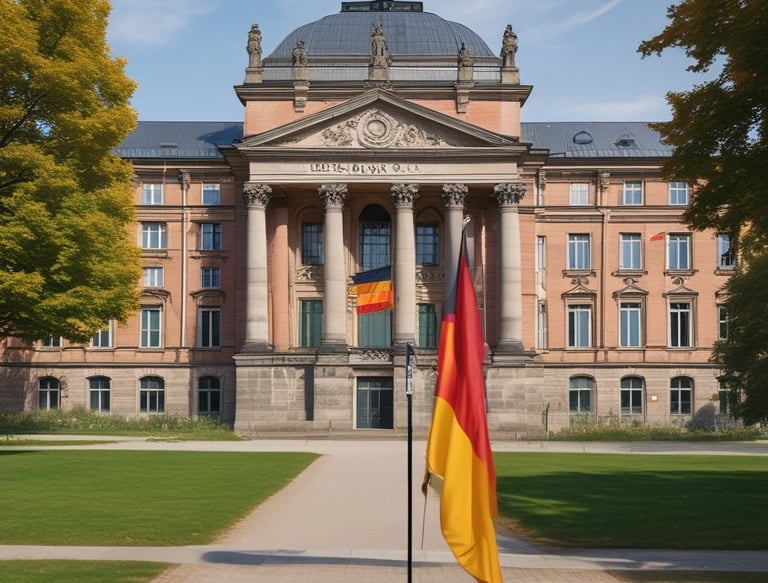 Teacher engaging with students in a cozy language classroom.