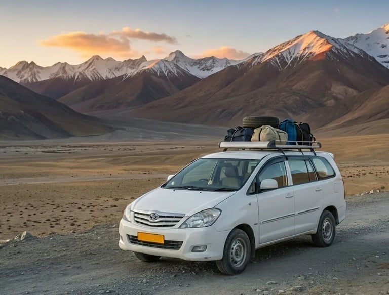 innova Taxi from Ladakh Taxi services in Leh