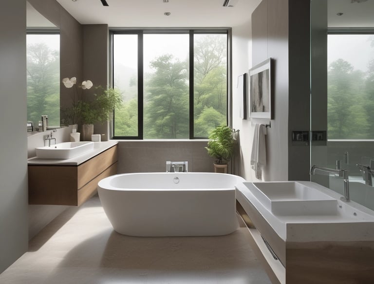 Modern kitchen renovation with sleek cabinets and natural light.