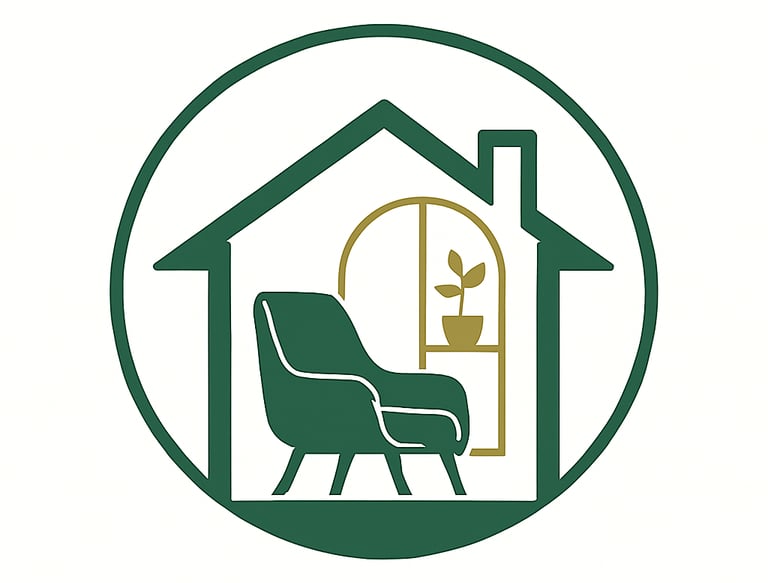 A happy family standing on their balcony protected by a sturdy safety net, smiling at the camera.