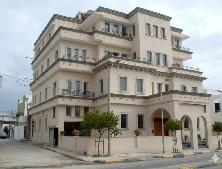 ترميم مبنى ايطالي قديم